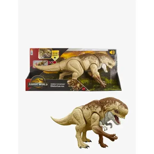 Jurassic World -   Rebirth Distortus Rex Rumble N Rampage Dinosaur (JGB58)