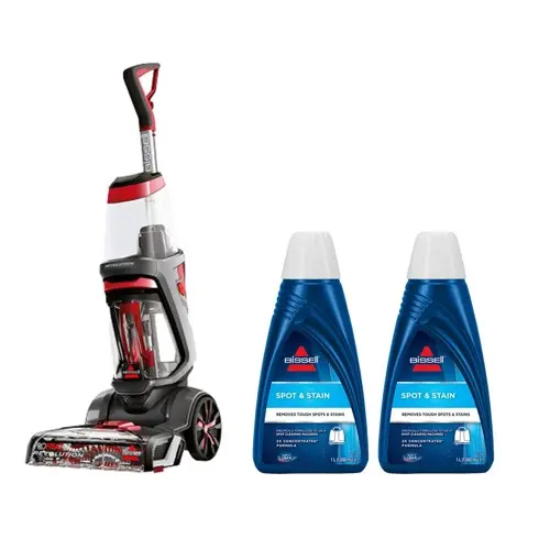 BISSELL ProHeat 2X Revolution Tepperenser + 2x Spot & Stain Formula I Pakke