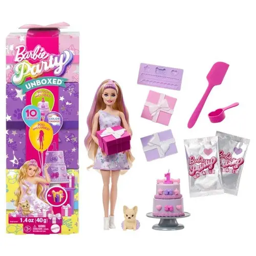 Barbie - Barbie Party Unboxed Blondine Dukke