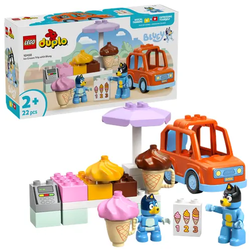 LEGO - DUPLO Bluey - På iskremtur med Bluey (10458)