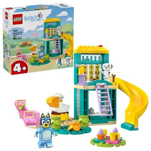 LEGO - Bluey - Moro på lekeplassen med Bluey og Chloe (11201)