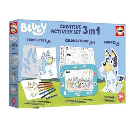 Educa - 3 In 1 Bluey Creative Activity Set (80-19887)