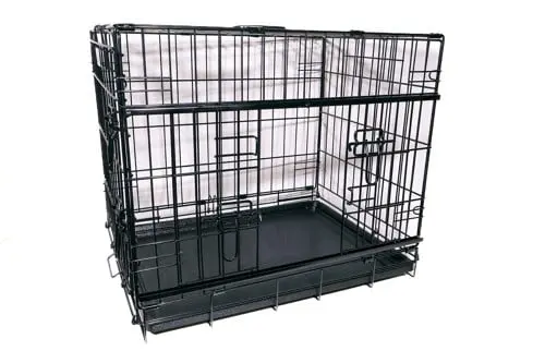 Active canis - Premium Slidingdoor Cage - Black - 107 x 71 x 79