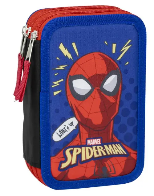 Cerda - Pencil Case with Accessories, Spiderman (I-2700001257)