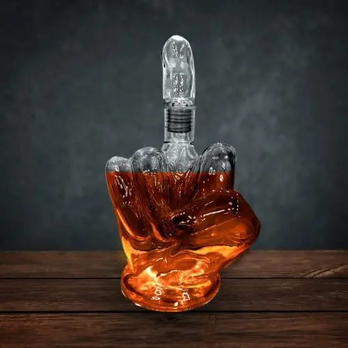 Mad Monkey - Up Yours Decanter - 23 cm tall, 750 ML capacity
