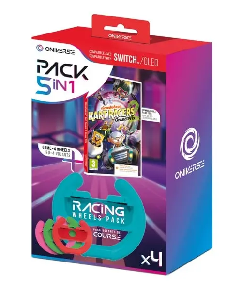 Oniverse Nsw Bundle Ciab Nickelodeon Kart Racers 2: Grand Prix + 4 Wheels