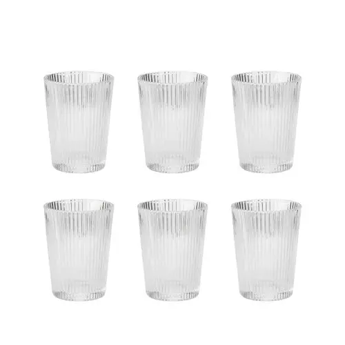 Stelton – Pilastro Drikkeglass – Sett med 6 – 0,15 l