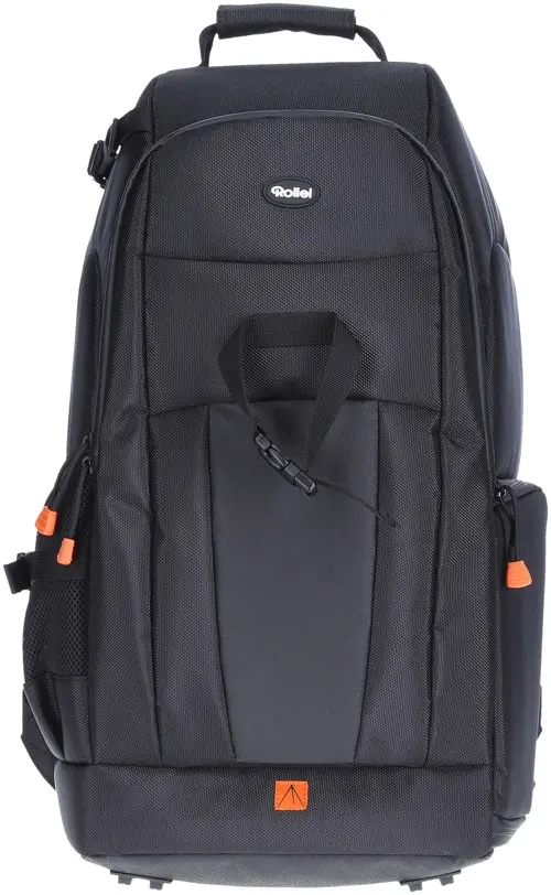 Rollei - Rollei Fotoliner Laptop-ryggsekk Sort, Oransje