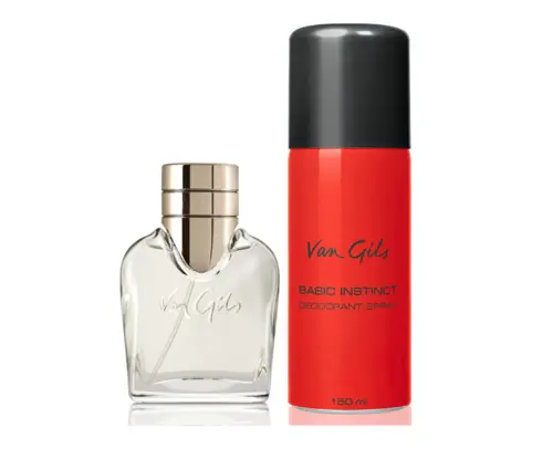 Van Gils - Basic Instinct EDT 40 ml & Deodorant Spray 150 ml Gift Set