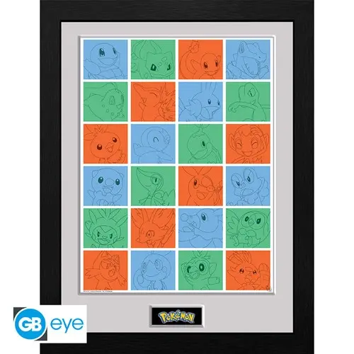Framed Print "First Partner Grid" - 30.5 x 40.6 cm