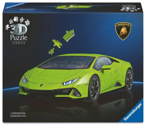 Ravensburger - Iconics Lamborghini Huracán EVO-Verde 108p (12008037)