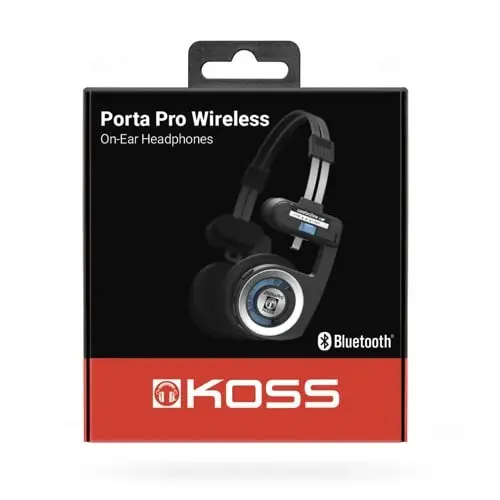 Koss - Hodetelefon PortaPro Wireless 2.0 On-Ear - Black
