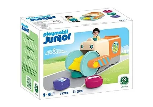 PLAYMOBIL - Junior: Push and Grab Garbage Collector (71774)