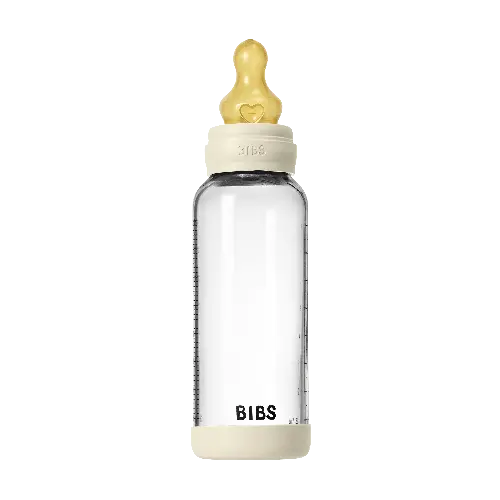 Tåteflaske i glass - Ivory 240 ml