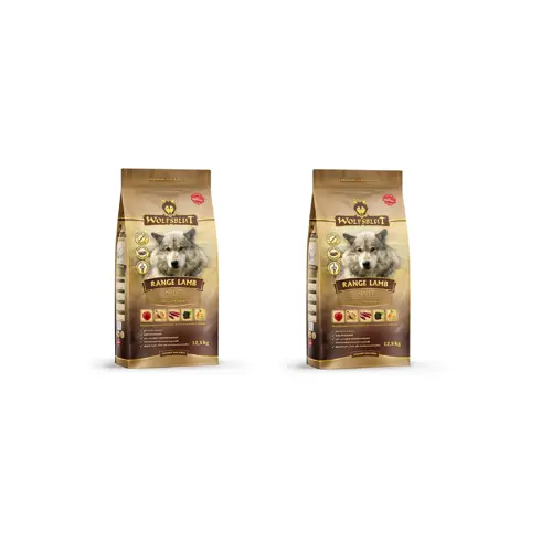 Wolfsblut - 2x Dogfood - Range lamb, largebreed - 12,5 kg. - Bundle