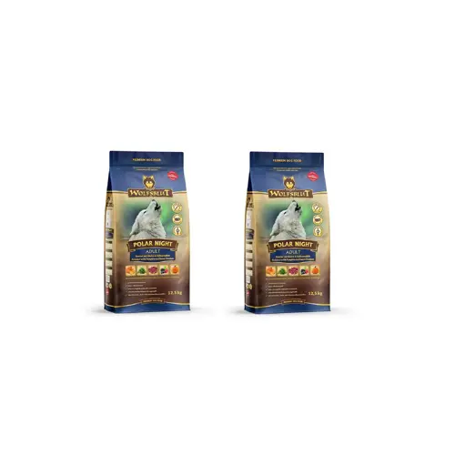Wolfsblut - 2x Dogfood - Polar Night 12,5 kg - Reindeer meat and pumpkin - Bundle