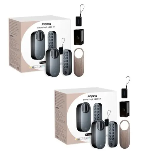 Aqara - 2x Smart Lock U200 Kit - Bundle