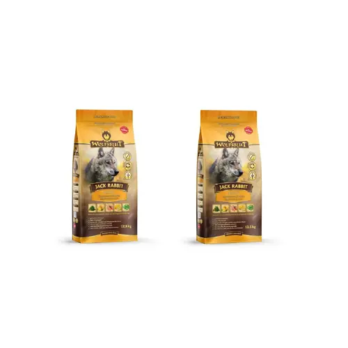 Wolfsblut - 2x Dogfood - Jack rabbit - 12,5 kg. - Bundle
