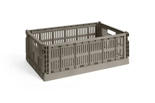 HAY - Colour Crate L Oppbevaringsboks (Varm Grå)