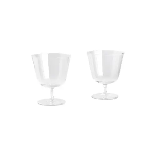 HAY - Curve Vinglass med Stett Small - Sett á 2