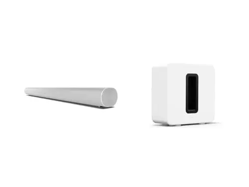 Sonos - Arc Ultra & Sonos Subwoofer(Gen.4) - White Bundle