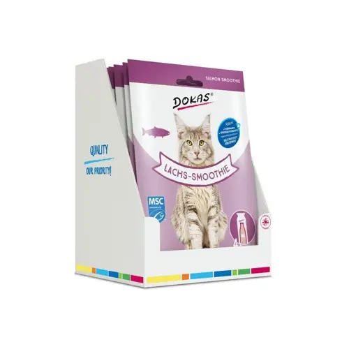 Dokas - 8x Salmon Smoothie (cat) - Total 960gr - Bundle