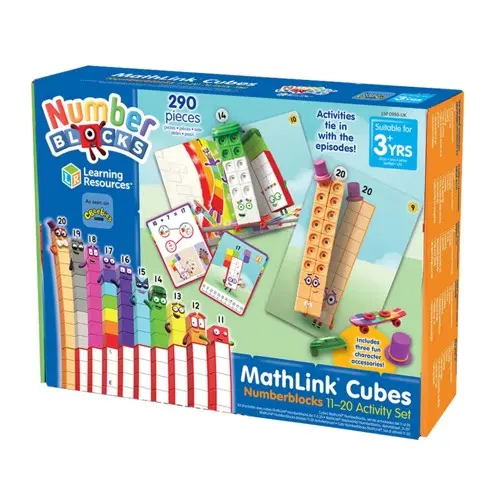 Learning Resources - Numberblocks - Activity Set with Numbers 11-20 (LSP0950-SCA)