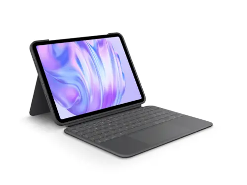 Logitech - Combo Touch iPad Pro 11-inch (M4) - Graphite - Pan - Nordic