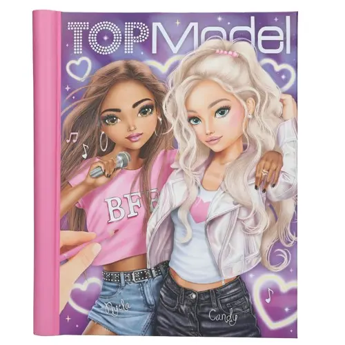 Topmodel - Malebok m/lys og lyd MY BFF