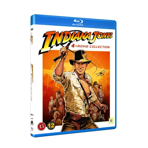 INDIANA JONES QUADRILOGY - THE COMPLETE ADVENTURES (1981, 1984, 1989, 2008) (Blu-Ray)