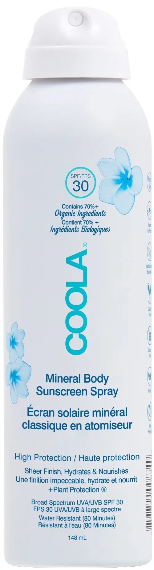 Coola - Mineral Body Spray Fragrance Free - SPF 30