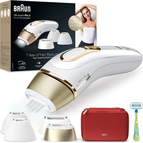 Braun - IPL Hårfjerning Silk-Expert Pro 5 PL5382 - Hvit/Gull