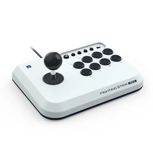 HORI - Fighting Stick Mini for PlayStation®5 - White - 8 inches by 6 inches