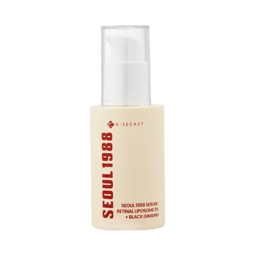 KSECRET - SEOUL 1988 Serum: Retinal Liposome 2% + Black Ginseng - 30 ml