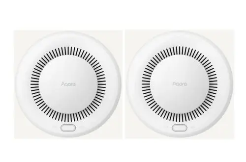 Aqara - Smoke Detector SD-S01D (2 Pack Smart Dual Fire Protection - Bundle