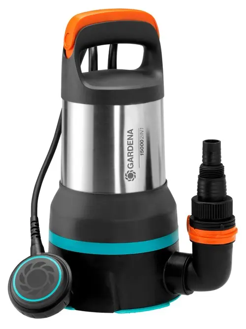 Gardena - Elektrisk Dykkpumpe 15000 - Rent og Urent Vann