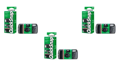 Fuji - QuickSnap Flash 400 Disposable camera 3x Bundle