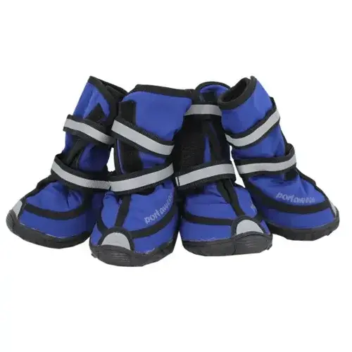 Porta- Dog Wear Boots - Blue - XXL - 4pcs