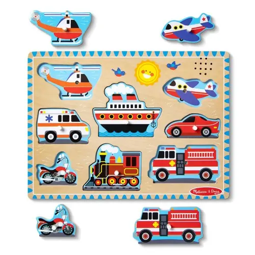 Melissa & Doug - Sound Puzzle Vehicles