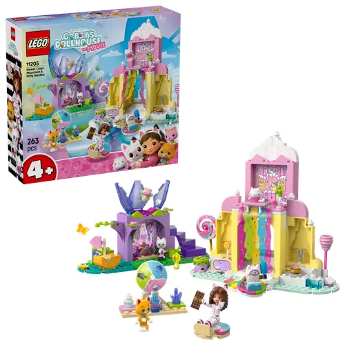 LEGO - Gabby's Dollhouse - Godtefjellet og Kattehagen (11205)