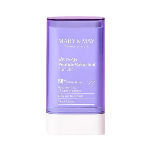 Mary&May - Vegan Peptide Bakuchiol Sun Stick SPF50+ PA++++ - 18 g
