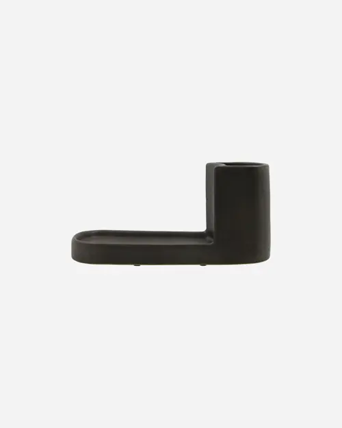 Meraki - Børste- og såpeholder - Mørk grå - L:26cm, W:10,5cm, H:12,5cm