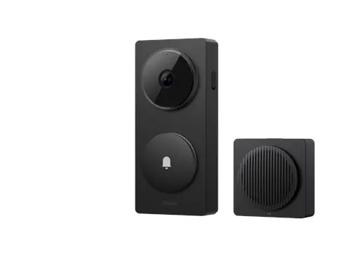 Aqara G410 Select Doorbell Camera Hub – 2K, Zigbee, Thread, Matter - Black
