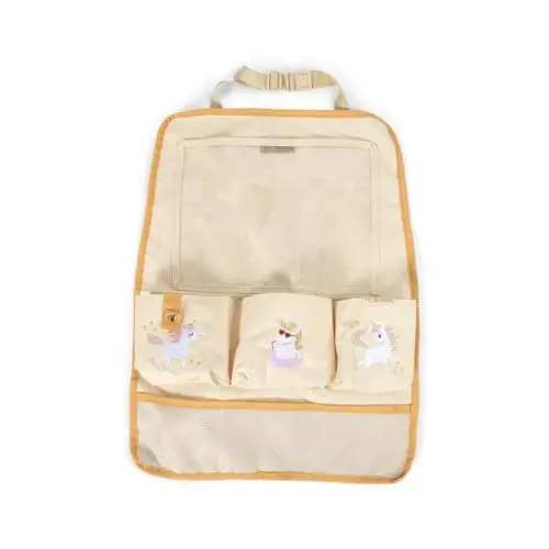 Filibabba - Backseat Organizer - Unicorn Shores - Yellow