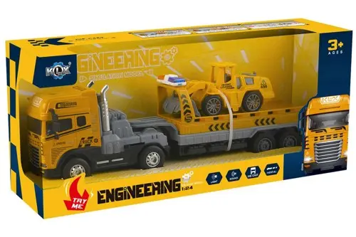 KLX - Die-cast truck w/hanger, bulldozer light & sound (534678)