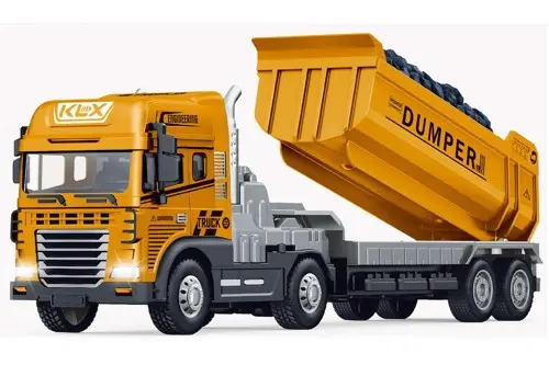 KLX - Die-cast truck w/dumper, friction, light & sound (534679)
