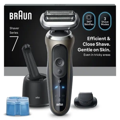 Braun - Series 7 Elektrisk Barbermaskin, SmartCare-stasjon, +1 Tilbehør, 72-C7200CC