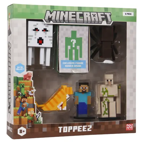 Minecraft -3D Figure 6 pack - Style 3