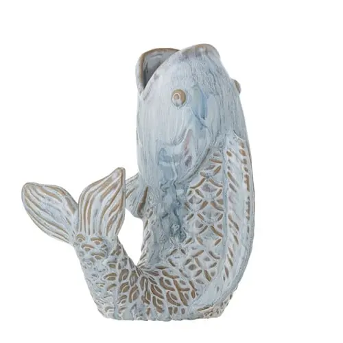 Bloomingville - Hiro Vase - Blue - Stoneware
