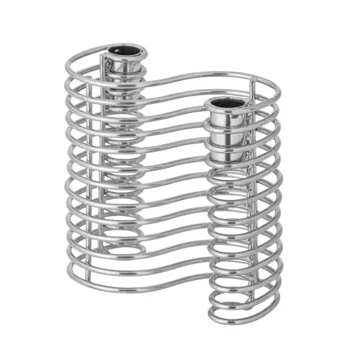 Bloomingville - Wavela Candle Holder - Silver